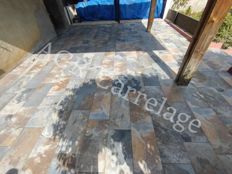 Rénovation d'une terrasse , Ambérieu-en-Bugey, ACR Carrelage